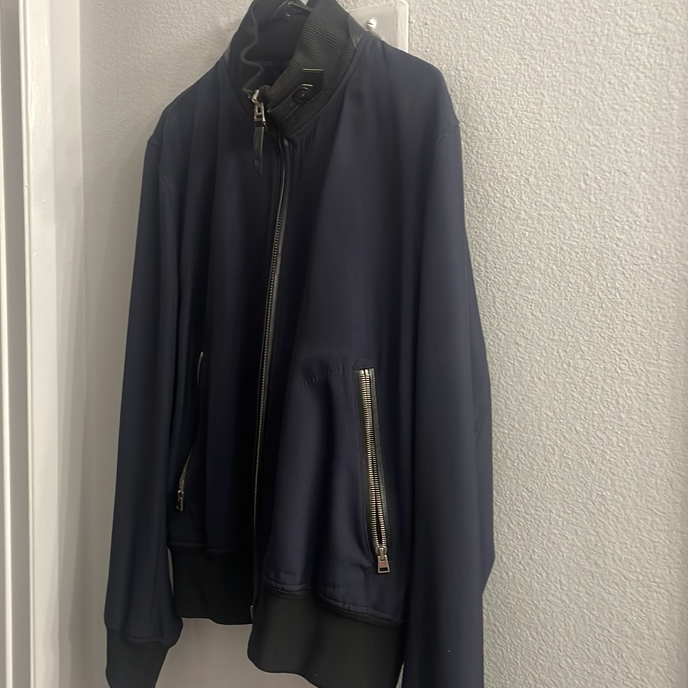 TOM FORD MEN’s ZIP BLOUSON JACKET